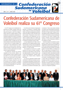 Confederación Sudamericana de Voleibol realiza su 61º Congreso