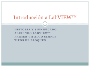 Introducción a LabVIEW™
