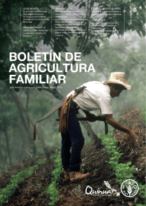 Boletín de Agricultura Familiar para América Latina y el Caribe