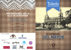 VI Semana del Mayor - Ayuntamiento de Toledo