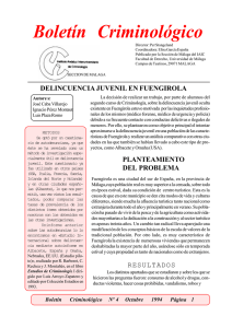 "Delincuencia juvenil en Fuengirola".