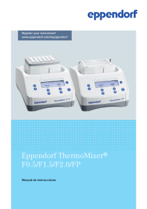 Eppendorf ThermoMixer® F0.5/F1.5/F2.0/FP