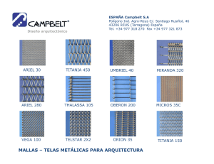 mallas – telas metálicas para arquitectura