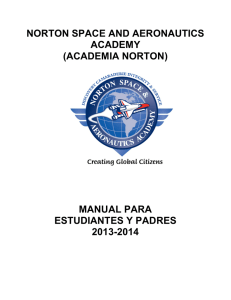 (academia norton) manual para estudiantes y padres 2013-2014