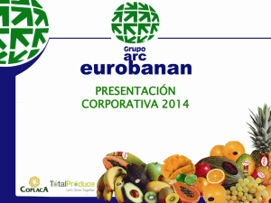 Descarga la Presentación Corporativa de Eurobanan
