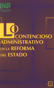 Lo Contencioso Administrativo en la Reforma del Estado