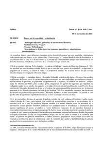 Público Índice AI: MDE 30/022/2005 15 de noviembre de 2005 AU