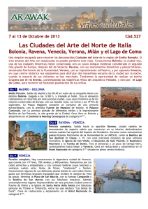 527 Las ciudades del arte del Norte de Italia oct13