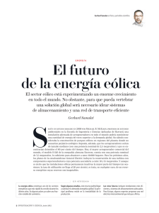Vicente Díaz-Casás, Energía eólica marina. ¿Una opción de futuro?