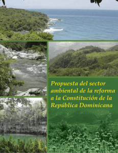 Lea la Propuesta del sector ambiental, Reforma a la Constitucion