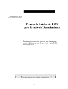 Proceso de instalación LMS para Estudio de Licenciamiento