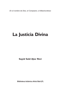 La Justicia Divina - Biblioteca Islámica Ahlul Bait (P).