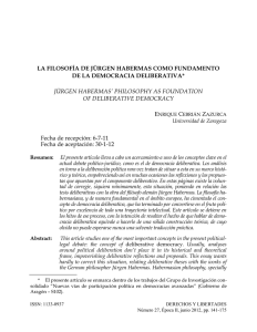 La filosofía de Jürgen Habermas como fundamento - e