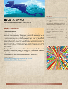 Boletín No. 7 - Revista Virtual de estudios Literarios y culturales