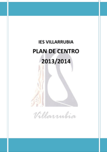 IES VILLARRUBIA. PLAN DE CENTRO