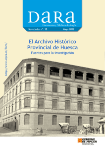 El Archivo Histórico Provincial de Huesca