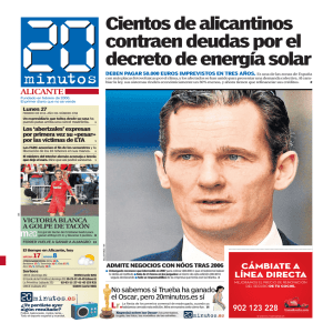 Cientos de alicantinos contraen deudas por el decreto de energía