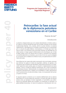 Petrocaribe : la fase actual de la diplomacia petrolera venezolana