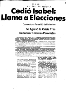 Se Agravó la Crisis Tras Renunciar 8 Líderes Peronistas