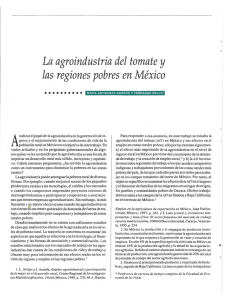 La agroindustria del tomate y las regiones pobres en México
