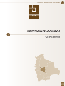 DIRECTORIO DE ASOCIADOS Cochabamba