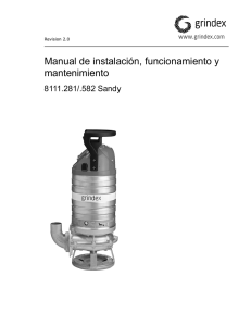 Manual de instalación, funcionamiento y mantenimiento