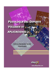 Psicología del Deporte Tomo 5