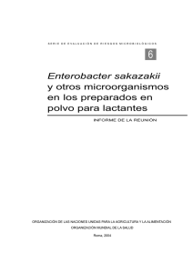 Enterobacter sakazakii - Food and Agriculture Organization of the