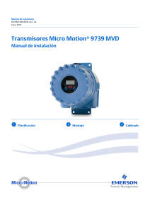 Transmisores 9739 MVD Manual de instalación