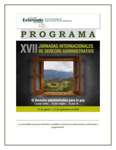 programa - Universidad Externado de Colombia
