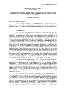 Resolución de Contraloría General Nº 449-2003