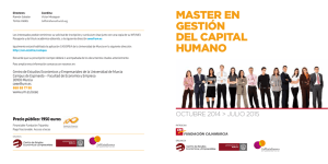 master en gestión del capital humano