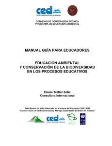 manual guía para educadores educación ambiental y - Bio