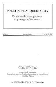 Boletín de Arqueología. Enero 1991. AÑo 6. Número 1.