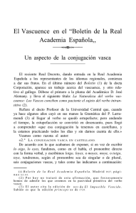 El vascuence en el "Boletín de la Real Academia Española": un