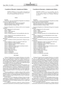 decret 190/2014 - Diari Oficial de la Comunitat Valenciana