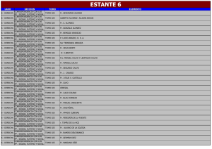 Estante 6 - Archivo Provincial Dominicos de Avila