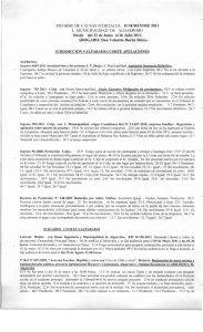 Causas Judiciales 2011. - I. Municipalidad de Algarrobo