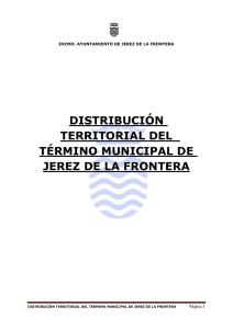 distribución territorial del término municipal de jerez de la frontera