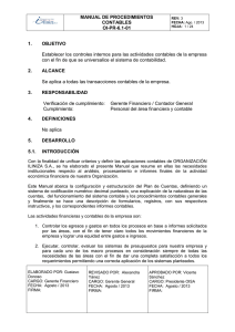 MANUAL DE PROCEDIMIENTOS CONTABLES OI-PR-6.1