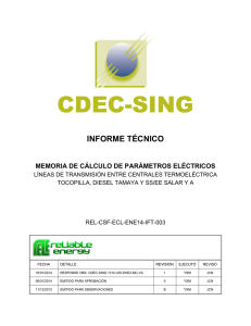 informe técnico - CDEC-SING