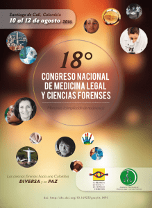 Congreso nacional de medicina legal y ciencias forenses