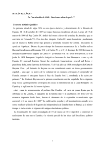 ISTVÁN SZILÁGYI* La Constitución de Cádiz. Doscientos años