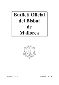 Butlletí Oficial del Bisbat de Mallorca