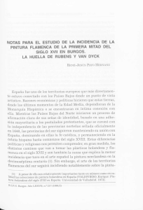 notas para el estudio de la incidencia de la pintura flamenca de la