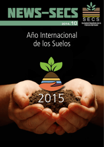 Año Internacional de los Suelos - Sociedad Española de la Ciencia