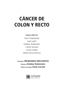 cáncer de colon y recto - Hospital Italiano de Buenos Aires