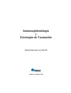 Inmunoepidemiología y Estrategias de Vacunación