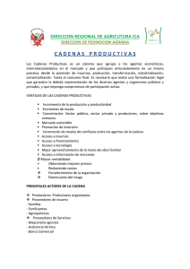 CADENA PRODUCTIVAx - Direccion Regional Agraria de Ica