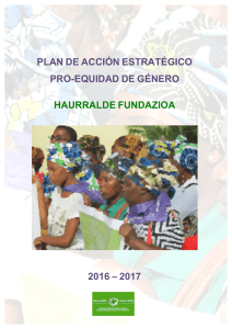 Plan Pro Equidad Haurralde Fundazioa, 2016-2017